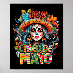 Cinco De Mayo Girl 2025 Mexican Fiesta 5 De Mayo Poster