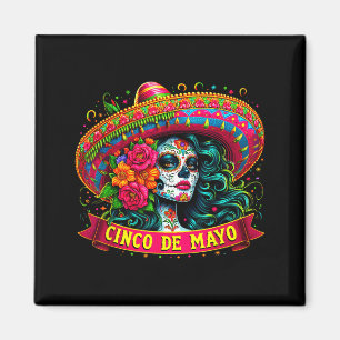Cinco De Mayo Girl Mexican Fiesta 5 De Mayo _3 Magnet