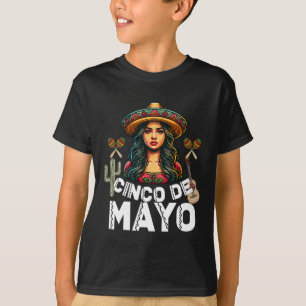 Cinco De Mayo Girl Mexican Fiesta 5 De Mayo For Wo T-Shirt