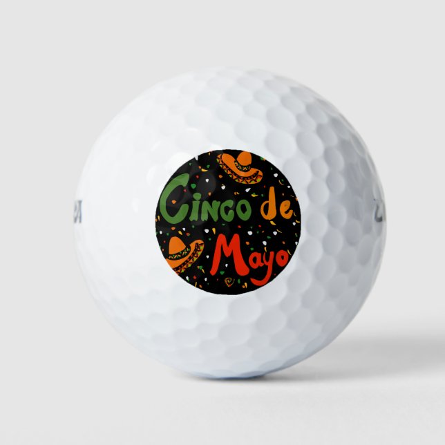 CINCO DE MAYO GOLF BALLS (Front)