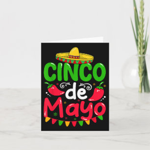 Cinco De Mayo Lets Fiesta Squad 5 De Mayo Mexican Card