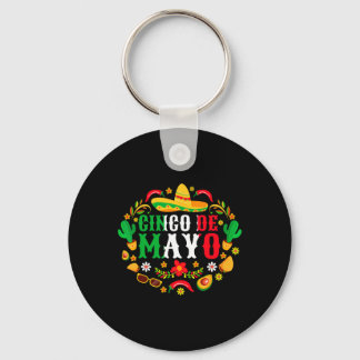 Cinco De Mayo Lets Fiesta Squad 5 De Mayo Mexican  Key Ring