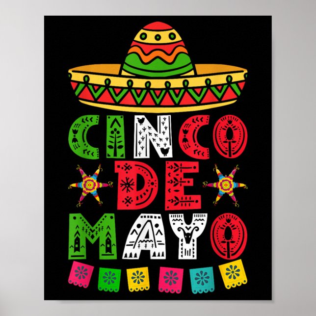 Cinco De Mayo Lets Fiesta Squad 5 De Mayo Mexican  Poster (Front)