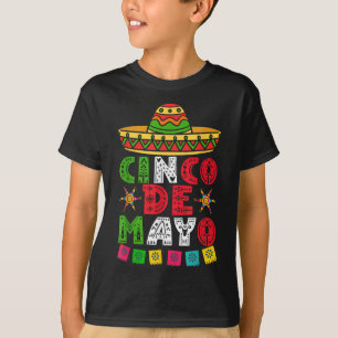 Cinco De Mayo Lets Fiesta Squad 5 De Mayo Mexican T-Shirt