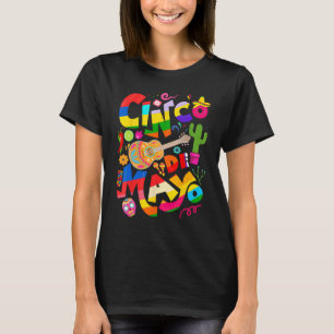 Cinco De Mayo Lets Fiesta Squad 5 De Mayo Mexican  T-Shirt