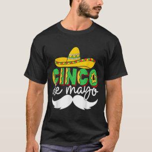 Cinco De Mayo Lets Fiesta Squad 5 De Mayo Mexican  T-Shirt