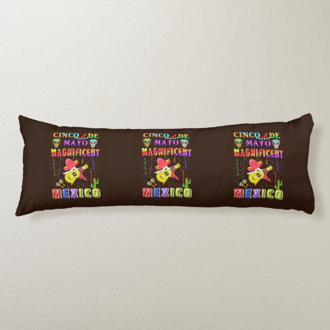 Cinco de Mayo Magnificent Mexico Body Cushion (Front)