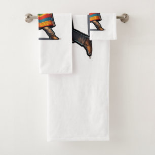 Cinco de Mayo Man Bath Towel Set