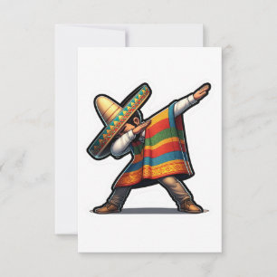 Cinco de Mayo Man Thank You Card