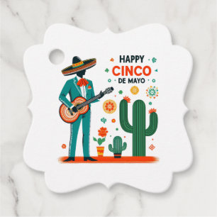 Cinco de mayo mariachi - Mexican pride Favour Tags