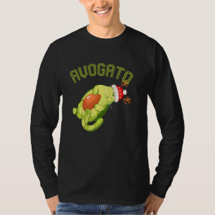 Cinco De Mayo Meow Funny Avogato Cat Lover Avocado T-Shirt