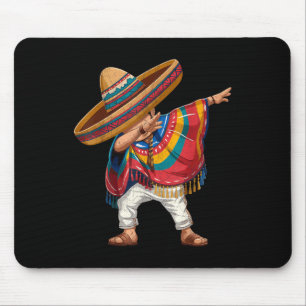 Cinco De Mayo Mexican Boy Dabbing Mouse Pad