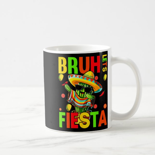 Cinco de mayo mexican cactus funny lets fiestaCinc Coffee Mug (Right)