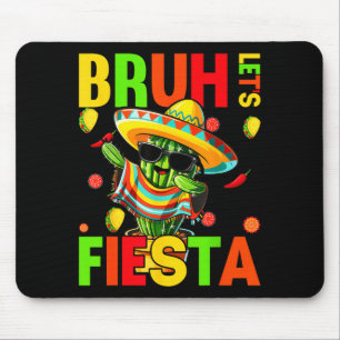 Cinco de mayo mexican cactus funny lets fiestaCinc Mouse Pad