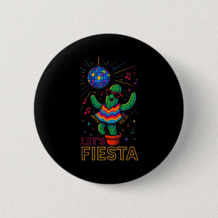 Cinco de mayo mexican cactus party funny letsCinco 6 Cm Round Badge