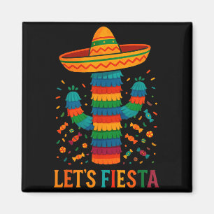 Cinco de mayo mexican cactus party funny letsCinco Magnet