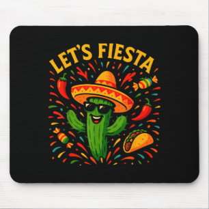Cinco de mayo mexican cactus party funny letsCinco Mouse Pad