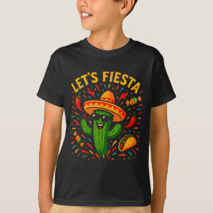Cinco de mayo mexican cactus party funny letsCinco T-Shirt