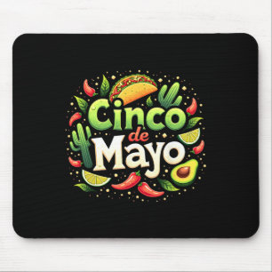 Cinco De Mayo Mexican Fiesta 5 De Mayo Squad Women Mouse Pad