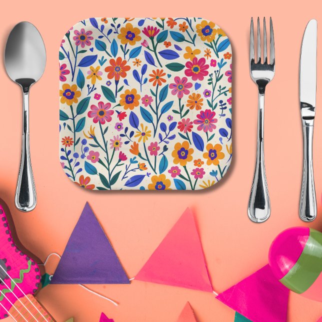 Cinco De Mayo-Mexican fiesta party Paper Plate (Creator Uploaded)