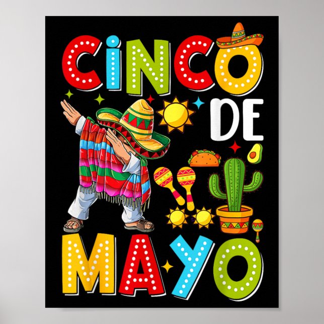 Cinco De Mayo Mexican Fiesta Squad 5 De Mayo For M Poster (Front)