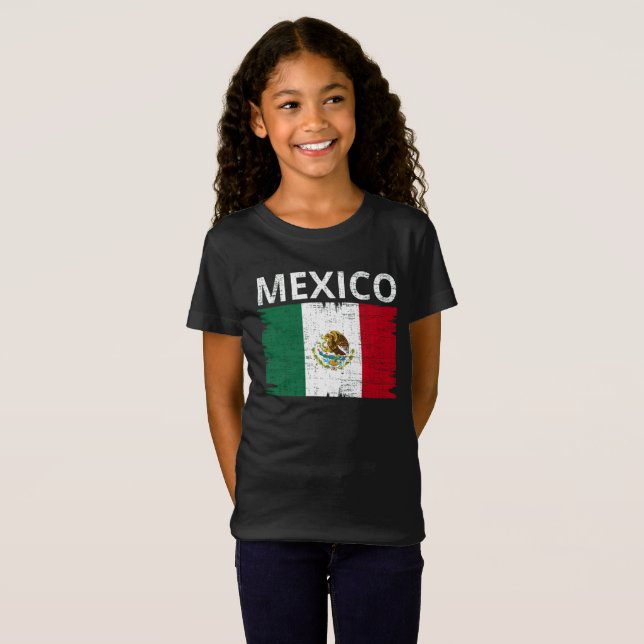 Cinco de Mayo Mexican Flag  T-Shirt (Front Full)