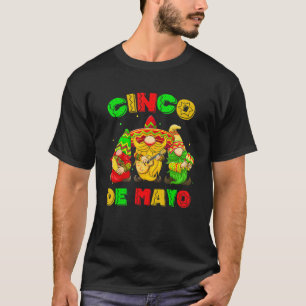 Cinco De Mayo Mexican Gnome Fiesta 5 De Mayo Men W T-Shirt