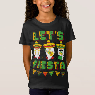 Cinco De Mayo Mexican Gnomes Lets Fiesta T-Shirt