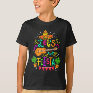 Cinco De Mayo Mexican Guitar Cactus For Men Women  T-Shirt