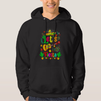 Cinco De Mayo Mexican Guitar Lets Fiesta Cactus Me Hoodie