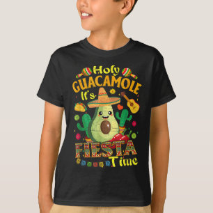 Cinco De Mayo Mexican Holy Guacamole Fiesta Time T-Shirt
