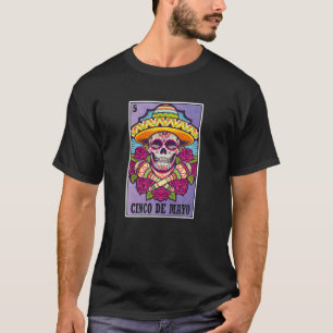 Cinco De Mayo Mexican Lottery, Sugar Skull T-Shirt