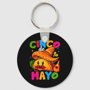 Cinco De Mayo Mexican Party Lets Fiesta Squad 5 De Key Ring