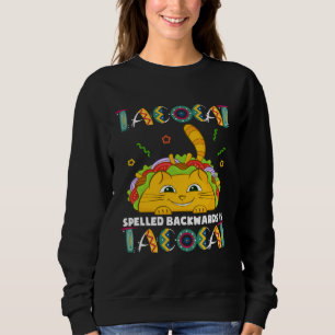Cinco De Mayo Mexican Tacocat Cat  For Kids Sweatshirt