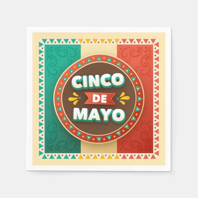 Cinco De Mayo  Napkins (Front)