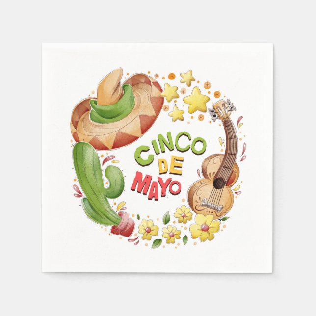 Cinco De Mayo  Napkins (Front)