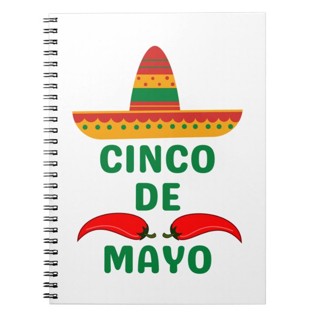 Cinco De Mayo Notebook (Front)