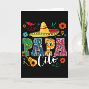 Cinco De Mayo Papacito Flower Papa Cito Mexican  Card