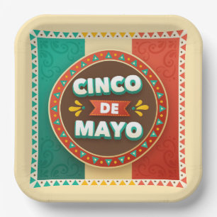 Cinco De Mayo Paper Plate
