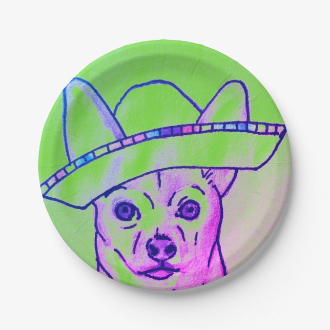 Cinco de Mayo Paper Plates (Front)