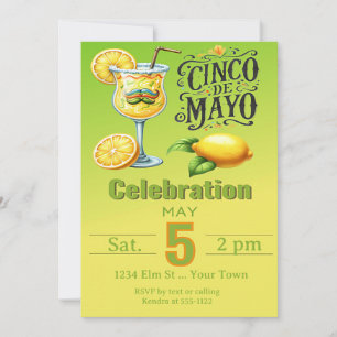 Cinco De Mayo Party Invitation Cards