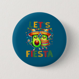 Cinco de mayo party mexican fiesta  6 cm round badge