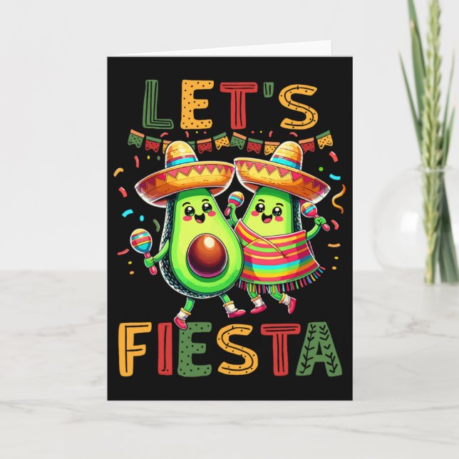 Cinco De Mayo Party Mexican Fiesta  Card (Front)