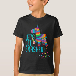 Cinco De Mayo Party Outfits_ Lets Get Smashed Pina T-Shirt