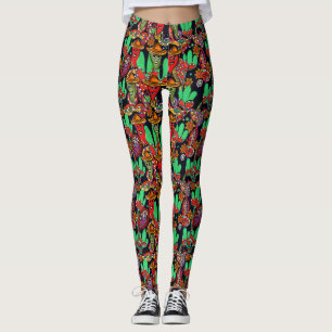 Cinco de Mayo Peppers Leggings