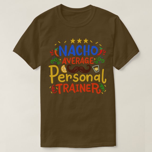 Cinco de Mayo Personal Trainer  T-Shirt (Design Front)
