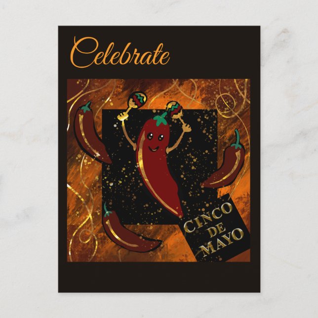 Cinco de Mayo  Postcard (Front)