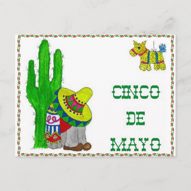 CINCO DE MAYO POSTCARD (Front)