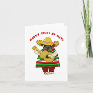 Cinco de Mayo Pug Cards