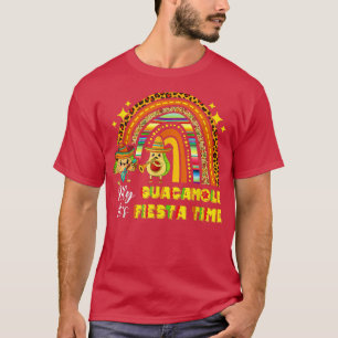 Cinco De Mayo Rainbow Holy Guacamole Its Fiesta Ti T-Shirt
